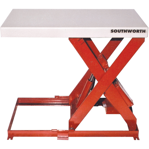 Scissor Lift Table, Steel, 36" L x 20" W, 550 lbs. Capacity Cam Industrial