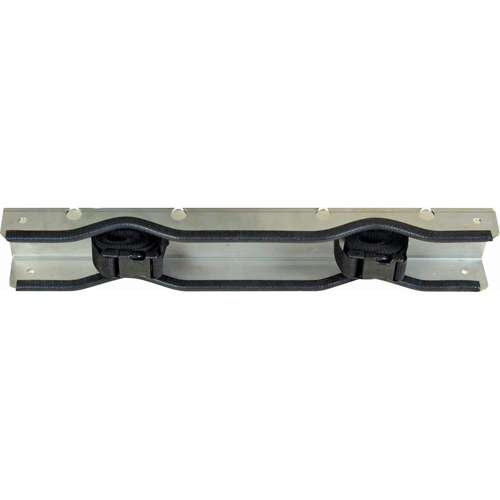 Support mural en acier inoxydable pour deux bouteilles Cam Industrial