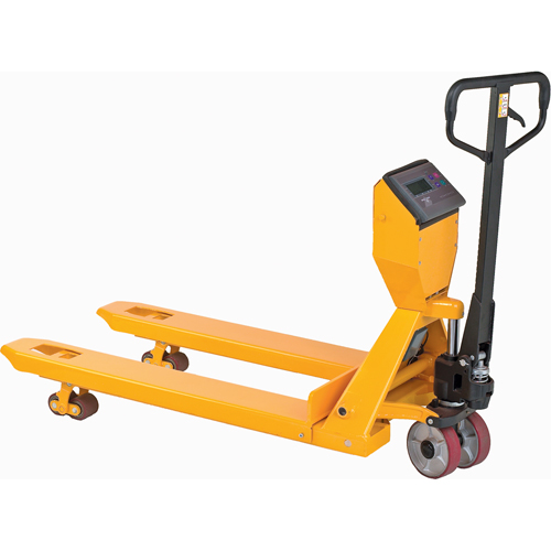 Digital Scale Pallet Truck, 47.5" L x 22" W, 5000 lbs. Cap. Cam Industrial