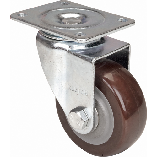 Caster, Swivel, 4" (101.6 mm), Polyurethane, 440 lbs. (199.58 kg.) Cam Industrial