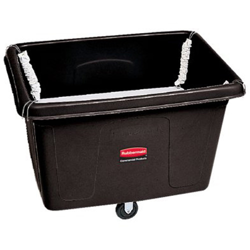 Chariot conteneur avec plateforme sur ressorts, Poly&eacute;thyl&egrave;ne, 44-1/16" lo x 31" la x 32-1/2" h, Volume 14 pi³, Capacit&eacute; 500 lb Cam Industrial