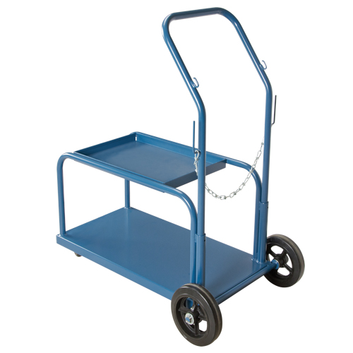 Mini-MIG Welding Cart, Rubber Wheels, 18" W x 36" L Base, 1000 lbs. Cam Industrial