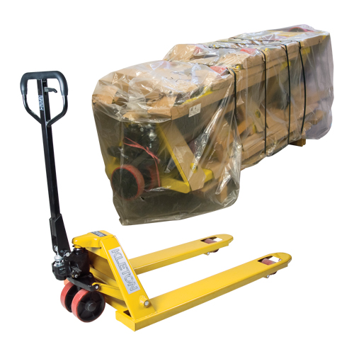 Knocked Down Manual Pallet Trucks, Steel, 48" L x 20.5" W, 5500 lbs. Capacity Cam Industrial