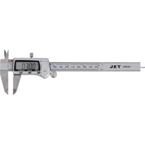 JEDC-6 Premium Digital Caliper, 0" - 6" (0 mm - 150 mm) Range Cam Industrial