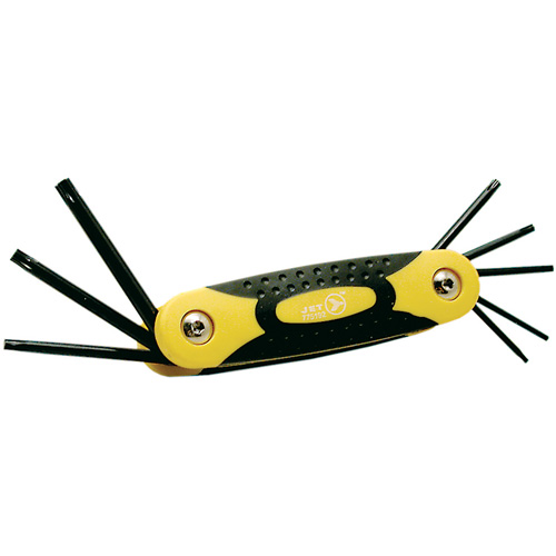 Folding Key Set, 8 Pcs., Torx&reg; Cam Industrial