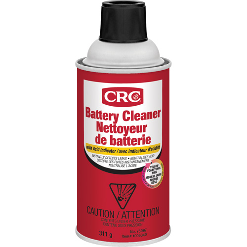 Battery Cleaner With Acid Indicator, Aerosol Can Cam Industrial