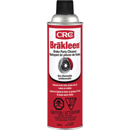 Nettoyant pour pi&egrave;ces de frein Brakleen, Canette a&eacute;rosol Cam Industrial