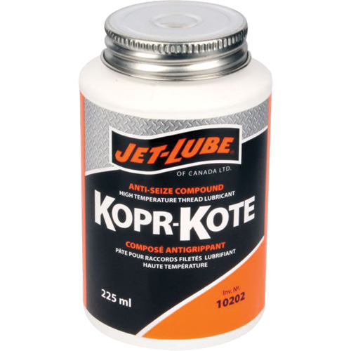 Compos&eacute; pour les colliers de forage et joints doutillage sur les chantiers p&eacute;trolif&egrave;res Kopr-Kote, 225 ml, Canette &agrave; dessus brosse, 450°F (232°C) Temp max. Cam Industrial
