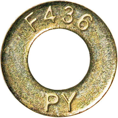 Rondelle structurelle, 7/8", Zinc jaune Cam Industrial