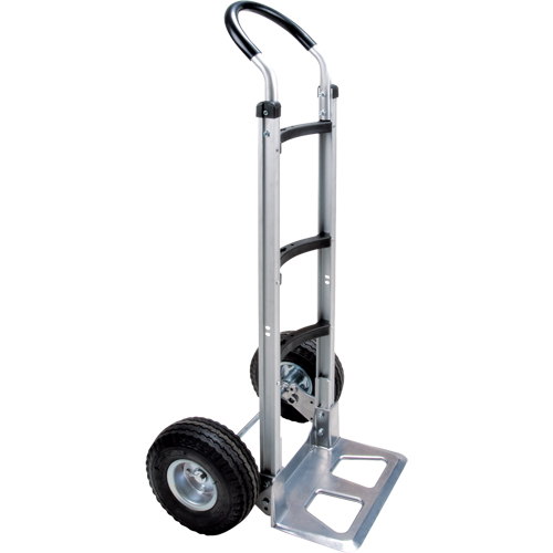 Knocked Down Hand Truck, Continuous Handle, Aluminum, 49-5/8" Height, 500 lbs. Capacity Cam Industrial