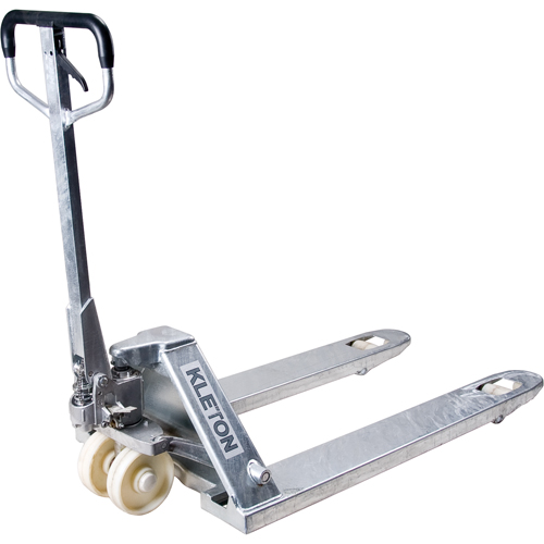 Manual Pallet Trucks, Galvanized, 42" L x 27" W, 5500 lbs. Capacity Cam Industrial