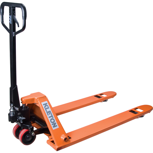 Low Profile Hydraulic Pallet Trucks, 48" L x 27" W, 3300 lbs. Cap. Cam Industrial