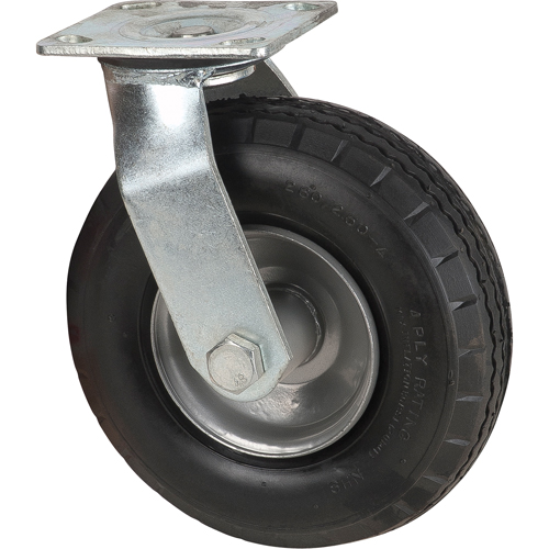 Pneumatic Casters, Swivel, 8" (203.2 mm), Pneumatic, 350 lbs. (158.8 kg.) Cam Industrial