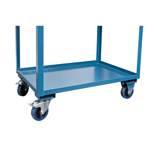 Mobile Service Cart, 2 Tiers, 24" W x 57" H x 40" D, 1200 lbs. Capacity Cam Industrial