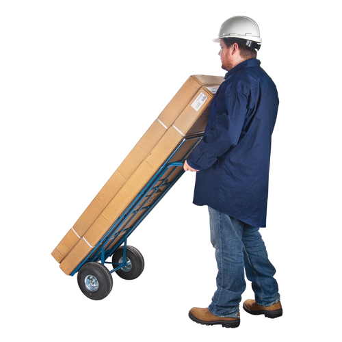 Load Retention Hand Truck, Dual Handle, Steel, 53" Height, 600 lbs. Capacity Cam Industrial