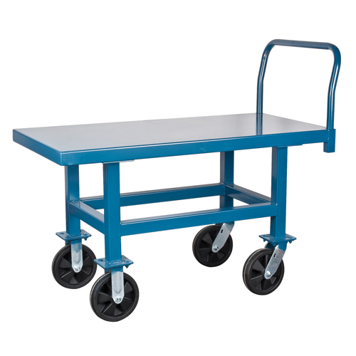 Elevated Platform Trucks, 60" L x 30" W, 2000 lbs. Capacity, Nylon Casters Cam Industrial