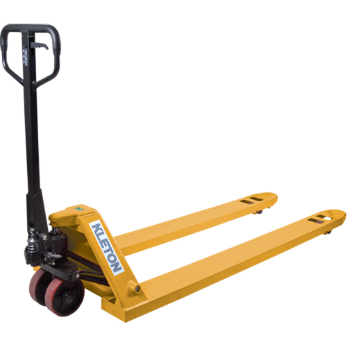 Long Fork Manual Pallet Truck, Steel, 72" L x 27" W, 5500 lbs. Capacity Cam Industrial