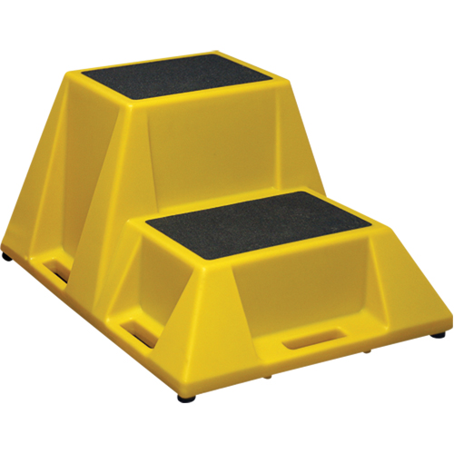 Industrial Step Stools, 2 Steps, 36" x 28" x 20" High Cam Industrial