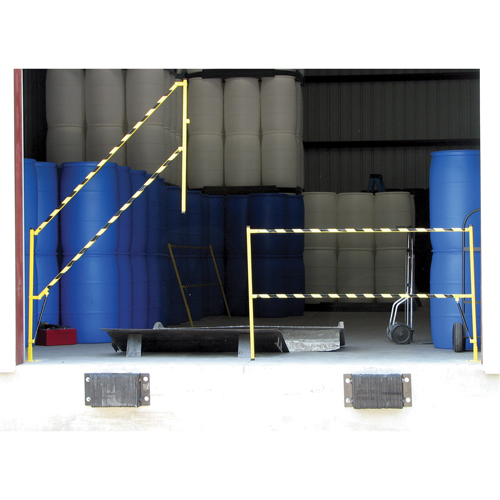 Safety Lift Gate, 10' L x 42-5/8" H, 159" Raised, Yellow Cam Industrial