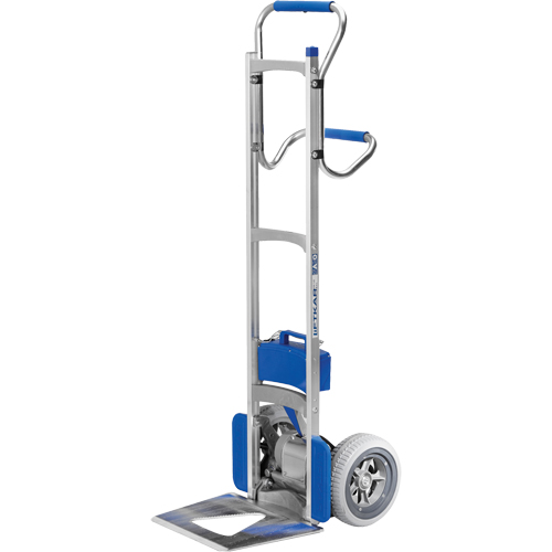 Liftkar&reg; Aluminum Stair Climbing Hand Truck, Aluminum Frame, 17-1/2" W x 59" H, 240 lbs. Capacity Cam Industrial