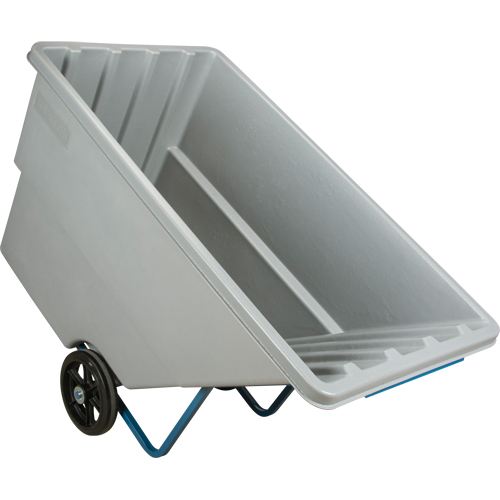 Tilt Truck, Polyethylene, 1.1 cu. yd., 1250 lbs. Load Capacity Cam Industrial