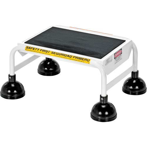 &eacute;chelles Stop-Step, 1 marches, Largeur de la marche 16", Hauteur de la plateforme 9-9/16", Acier Cam Industrial