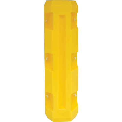 Protecteur de colonne &eacute;troite, Ouverture int&eacute;rieure 6" x 6", 12" lo x 12" la x 42" h, Jaune Cam Industrial