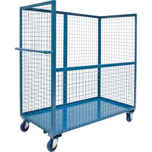 Chariot grillag&eacute; pour transport , Acier, 24" x 55" x 36", Capacit&eacute; 1200 lb Cam Industrial