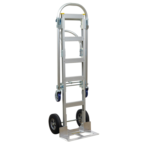 SPTN-SR-T18-SR Spartan Sr. Convertible Hand Truck, Aluminum, 1000 lbs. Capacity Cam Industrial