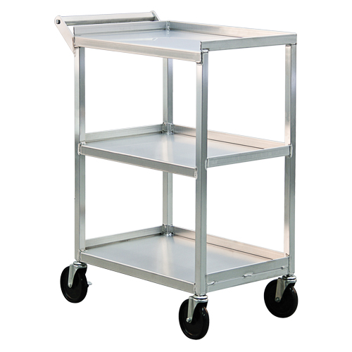 Chariot utilitaire, 3 Tiers, 16-1/2" la x 39" h x 27-3/4" p, Capacit&eacute; 350 lb Cam Industrial