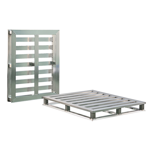 Palette &agrave; cadre tubulaire en aluminium 4 c&ocirc;t&eacute;s Cam Industrial