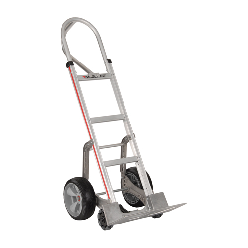 Diable autostabilisant, Prise En P, Aluminium, Hauteur de 55'', Capacit&eacute; 500 lb Cam Industrial
