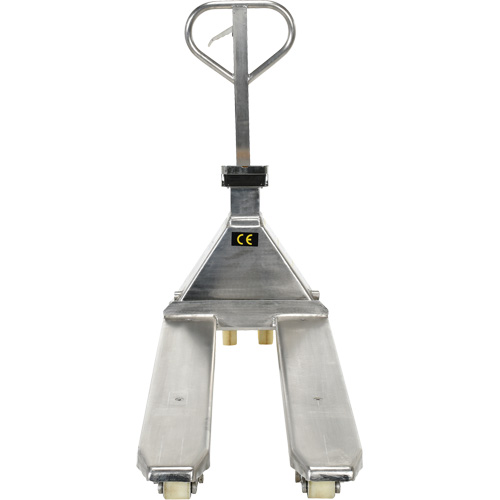 Scale Pallet Truck, 45.69" L x 21.875" W, 5000 lbs. Cap. Cam Industrial