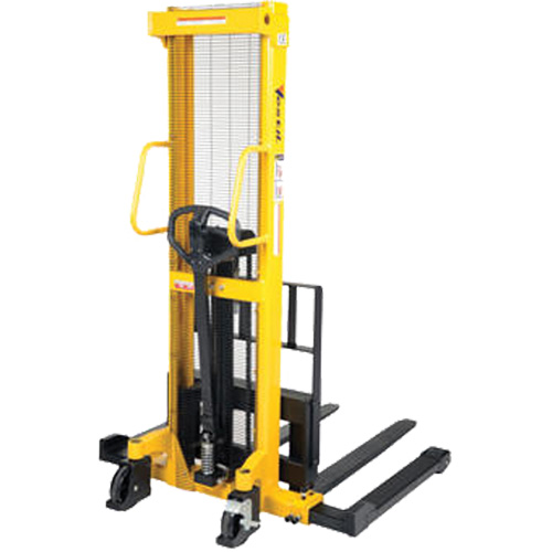 Manual Hydraulic Stacker, Hand Pump Operated, 2000 lbs. Capacity, 35" Max Lift Cam Industrial