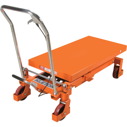 Table &eacute;l&eacute;vatrice &agrave; ciseaux hydraulique, 40" lo x 20 " la, Acier, Capacit&eacute; 2200 lb Cam Industrial