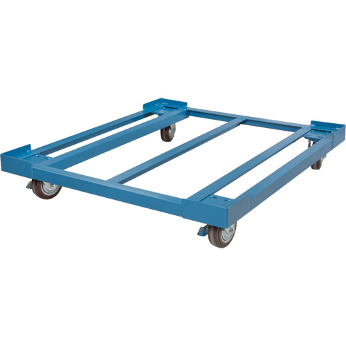 Pallet Dolly, 48.5" W x 43" D x 8" H, 3000 lbs. Capacity Cam Industrial