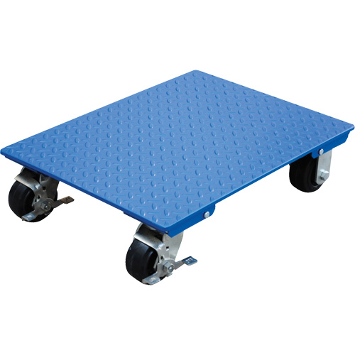 Steel Plate Dolly, 24" W x 30" D x 6" H, 1200 lbs. Capacity Cam Industrial