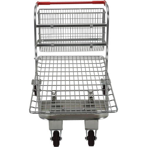 Chariot en treillis emboîtable, Acier, 28-3/4" x 37-1/16" x 59-5/8", Capacit&eacute; 275 lb Cam Industrial