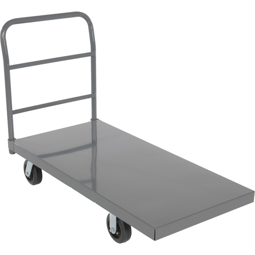 Platform Truck, 48" L x 24" W, 2000 lbs. Capacity, Rubber Casters Cam Industrial