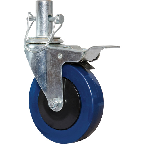 Mini 4" Caster with Locking Pin Cam Industrial