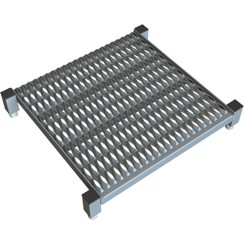 Plateforme de travail en une &eacute;tape &agrave; hauteur r&eacute;glable, 24" la x 24" pr, Capacit&eacute; de 800 lb, Enti&egrave;rement soud&eacute; Cam Industrial