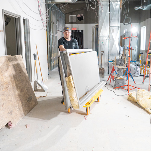 3000 Series Wall Hauler Drywall Cart Cam Industrial