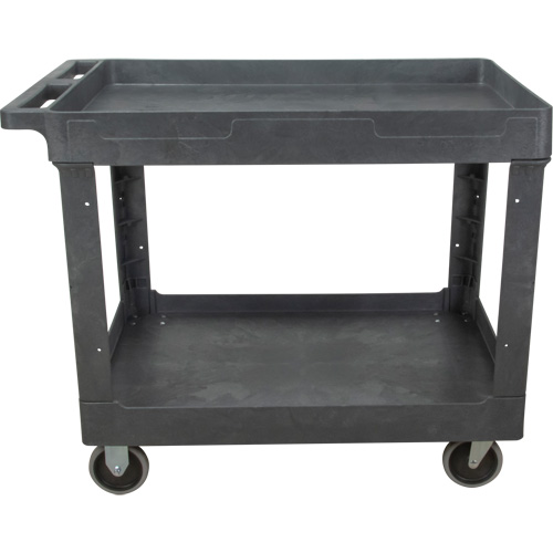 Utility Service Cart, 2 Tiers, 24-5/8" x 32-1/2" x 40", 550 lbs. Capacity Cam Industrial