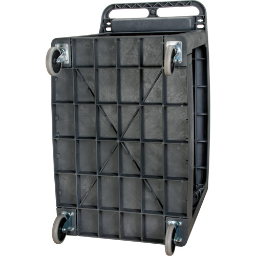 Chariot utilitaire pour l'entretien avec tablette plate, 2 tiers, 25-1/4" x 32-1/4" x 44", Capacit&eacute; 550 lb Cam Industrial
