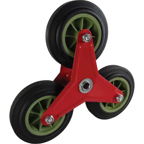 Assemblage de roue de remplacement pour diable monte-marches Kleton Cam Industrial