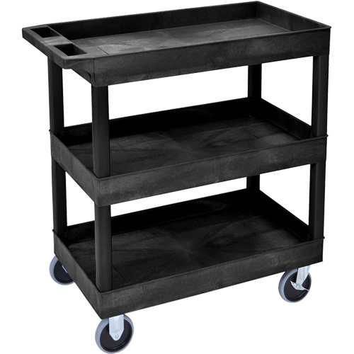 Tub Cart, 3 Tiers, 35-1/4" x 37-1/4" x 18", 375 lbs. Capacity Cam Industrial