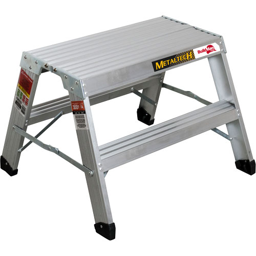 Poste de travail chevalet de sciage portatif, Cadre Aluminium, 12-1/4" p x 24" h Cam Industrial