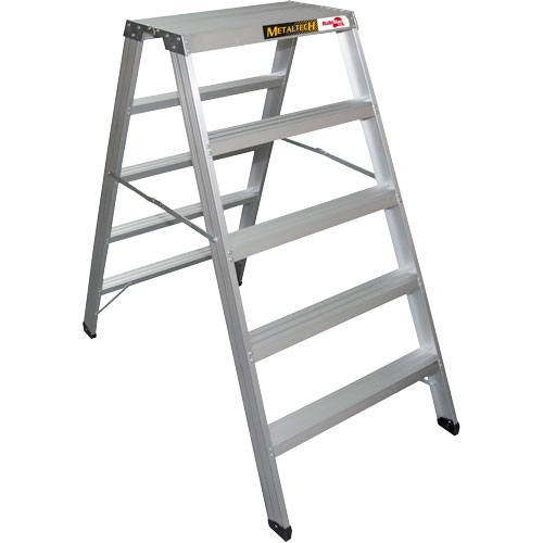 Poste de travail chevalet de sciage portatif, Cadre Aluminium, 12-1/4" p x 56" h Cam Industrial