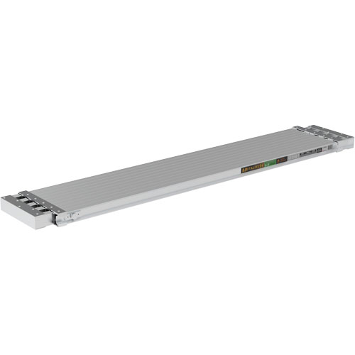 Planche de travail t&eacute;lescopique, 108" la x 12" pr, Capacit&eacute; de 250 lb, D&eacute;mont&eacute; Cam Industrial