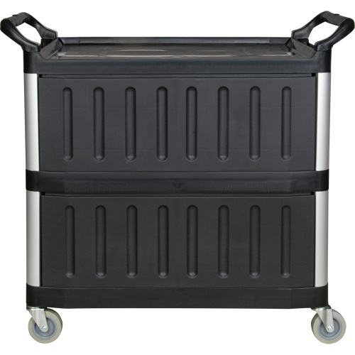 Utility Cart, 3 Tiers, 19-3/4" x 37-1/2" x 40-1/4", 250 lbs. Capacity Cam Industrial